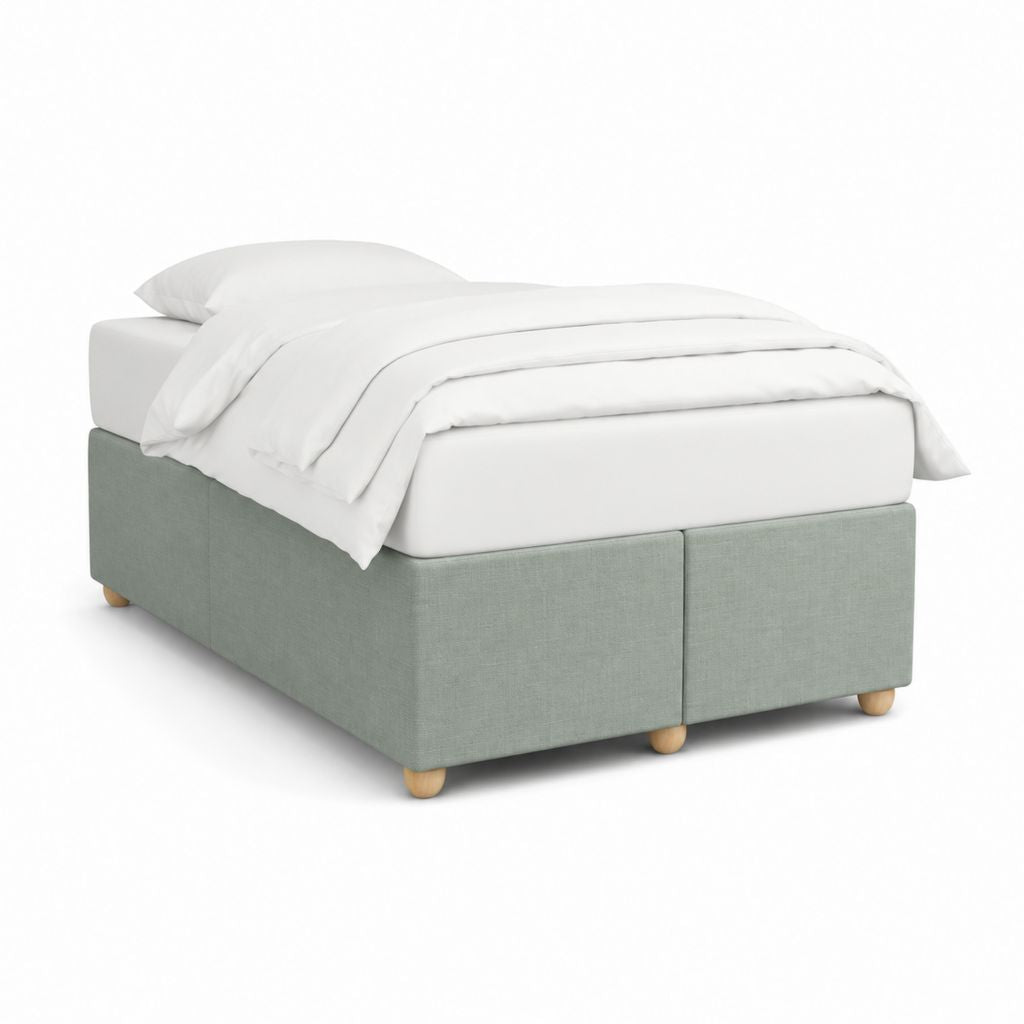 Boxspringbett Hellgrün Polyester rechteckig 140 x 200 cm